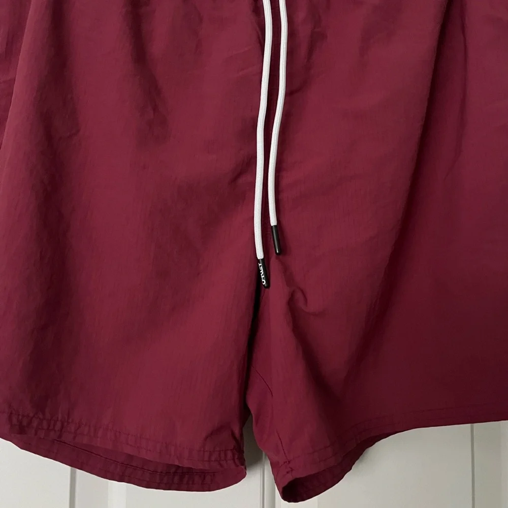 Oakley Red Mens Standard All Day Beach Shorts Size XL